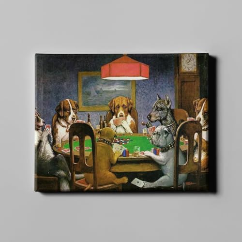 Toile A Friend in Need Coolidge taille M pour remplacer un cadre mural terne sans vie