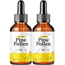 2 Pack Pine Pollen Liquid Drops with Advanced Maximum Strength, PinePollen Supplement For Overall Health & Wellness, Energy Support, Premium Wellness Formula Natural Ingredients Vitamins Gotas 4oz