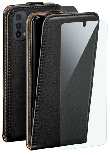 Housse Moto E40 Moto E30 protection intégrale cuir noir pour travail et voyage