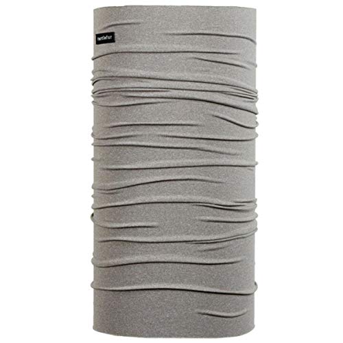 Turtle Fur Comfort Shell Lite Sport Totally Tubular, Neck Gaiter Face Mask, 10+ Ways to Wear, Heather Gray