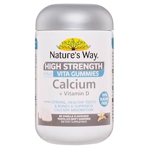 Nature's Way High Strength Adult Vita Gummies Calcium + Vitamin D 60 Pack