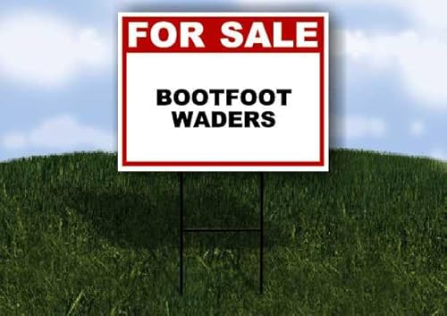 BOOTFOOT WADERS For Sale Whte Red Black 1 Double Sided