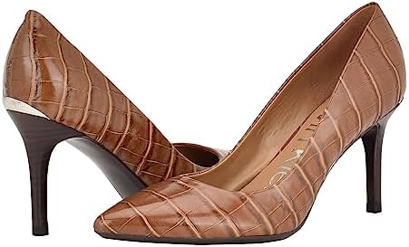 Calvin Klein Women's GAYLE2 Pump, Coffee Croco 213, 8 | Image 5