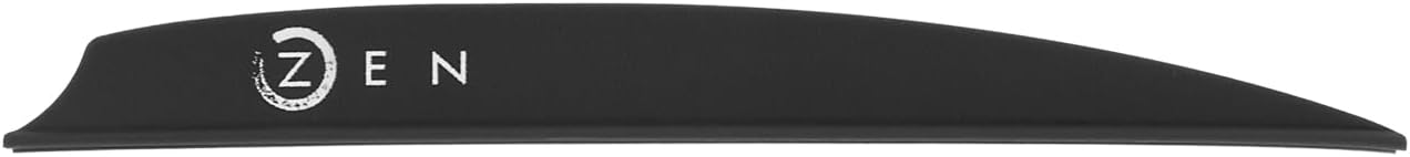Bohning Zen Vanes, 4" Indoor Target Vane, 100pk, Black