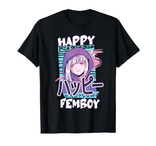 Happy Femboy Anime Outfit - Regalo carino - Sissy Cosplay Maglietta