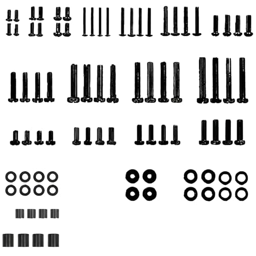 Tornillos de Montaje para TV - M4 M5 M6 M8 84 Piezas Reemplazo,Kit De Hardware Para Soporte TV,Reuniones Familiares Fiestas de Cumpleaños Hoteles Oficinas Hogar y Dormitorio