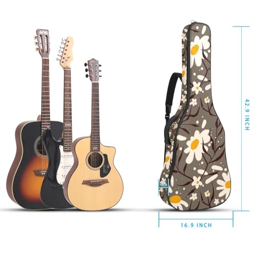 Housse imperméable en tissu Oxford pour guitare acoustique avec bandoulière et poches, motifs texturés élégants 109 x 42,9 x 11,9 cm, Multicolore 5., 42.9×16.9×4.7 in, Sac de transport tendance pour - Les Beatles, Paul McCartney, John Lennon, RIngo Starr, George Harrison Housse imperméable en tissu Oxford pour guitare acoustique avec bandoulière et poches, motifs texturés élégants 109 x 42,9 x 11,9 cm, Multicolore 5., 42.9x16.9x4.7 in, Sac de transport tendance pour – Image 6
