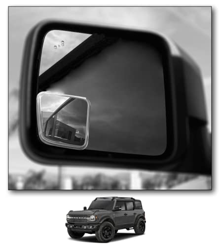 Whistle Noise From Left Exterior Mirror - 2021-2022 Ford Bronco 3 NXTGEN Custom Blind Spot Mirrors - Compatible With 2021-Present Ford Bronco 6th Generation Factory Mirrors With BLIS | Extended View