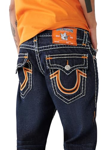 True Religion Men's Billy Double Raised Super T Flap Boot Cut Jean4