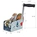 2500LBS Hand Winch, with 32.8FT Steel Cable, Galvanized Shell, 4.1:2.4:1 Gear Ratio Portable Winch, Two-Way Ratchet, Manual Operated Hand Crank Winch for Trailer, Boat or ATV Towing (32.8FT-2500LBS)