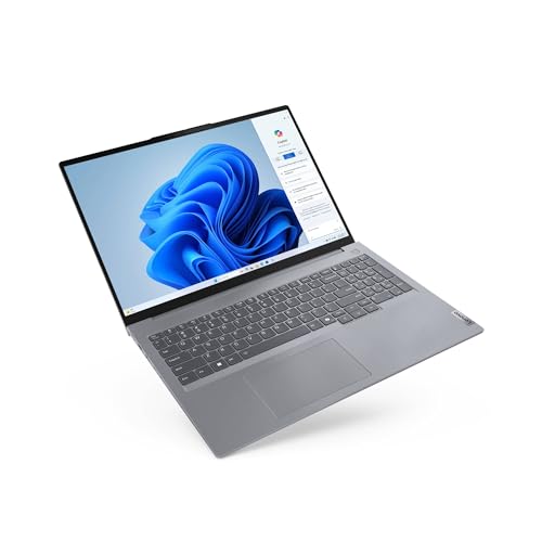 Image of Lenovo ThinkBook 16 Gen 7 16 inch Business Laptop - AMD Ryzen 5 7535HS - 16GB RAM - 512GB SSD - 1920x1200 WUXGA Touchscreen - Windows 11 Pro - Wi-Fi 6 - Fingerprint Reader - Ethernet, Arctic Grey