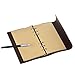 Cosmos Vintage Classic PU Leather Notebook for Diary, Travel journal and Note, Dark Brown (NB2)