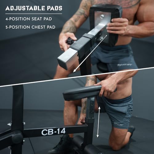 Image of Valor Fitness Seated Row Machine - Plate Loaded with Converging Arms & Multi-Grip Handles, 400 lb Capacity, 2 inch Plate Adapters for Back & Chest Strength Training Home Gym Equipment