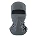 Balaclava Face Mask Adjustable Windproof UV Protection Hood (US, Alpha, One Size, Grey)