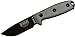 ESEE Knives 3P-MB Fixed Blade Knife w/Molded Polymer Sheath & MOLLE Back (Modified Pommel/Black Blade/Black Sheath)