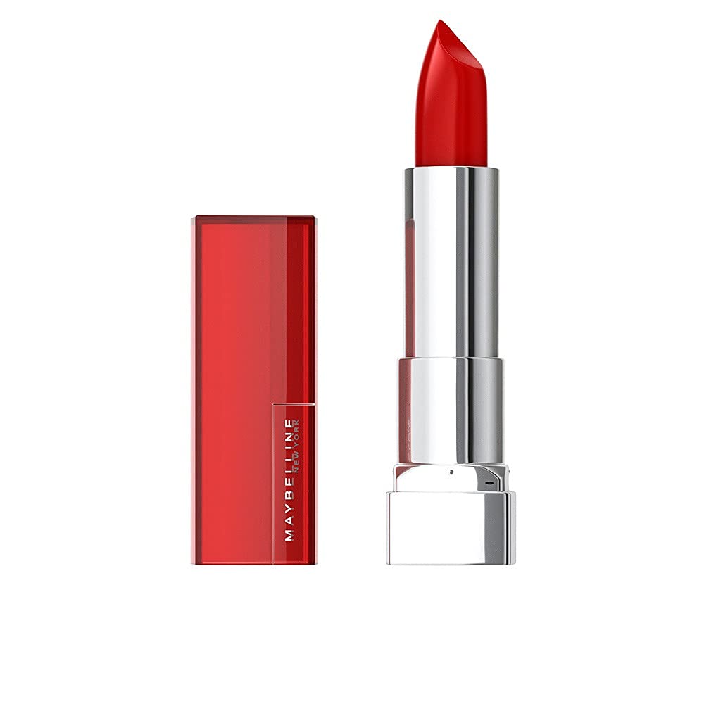 MAYBELLINE Color Sensational the Creams, pflegender Lippenstift, angereichert mit Sheabutter, hohe Deckkraft, satte und strahlende Farbe, 322 Wine Rush, 1 Stück (1er Pack)