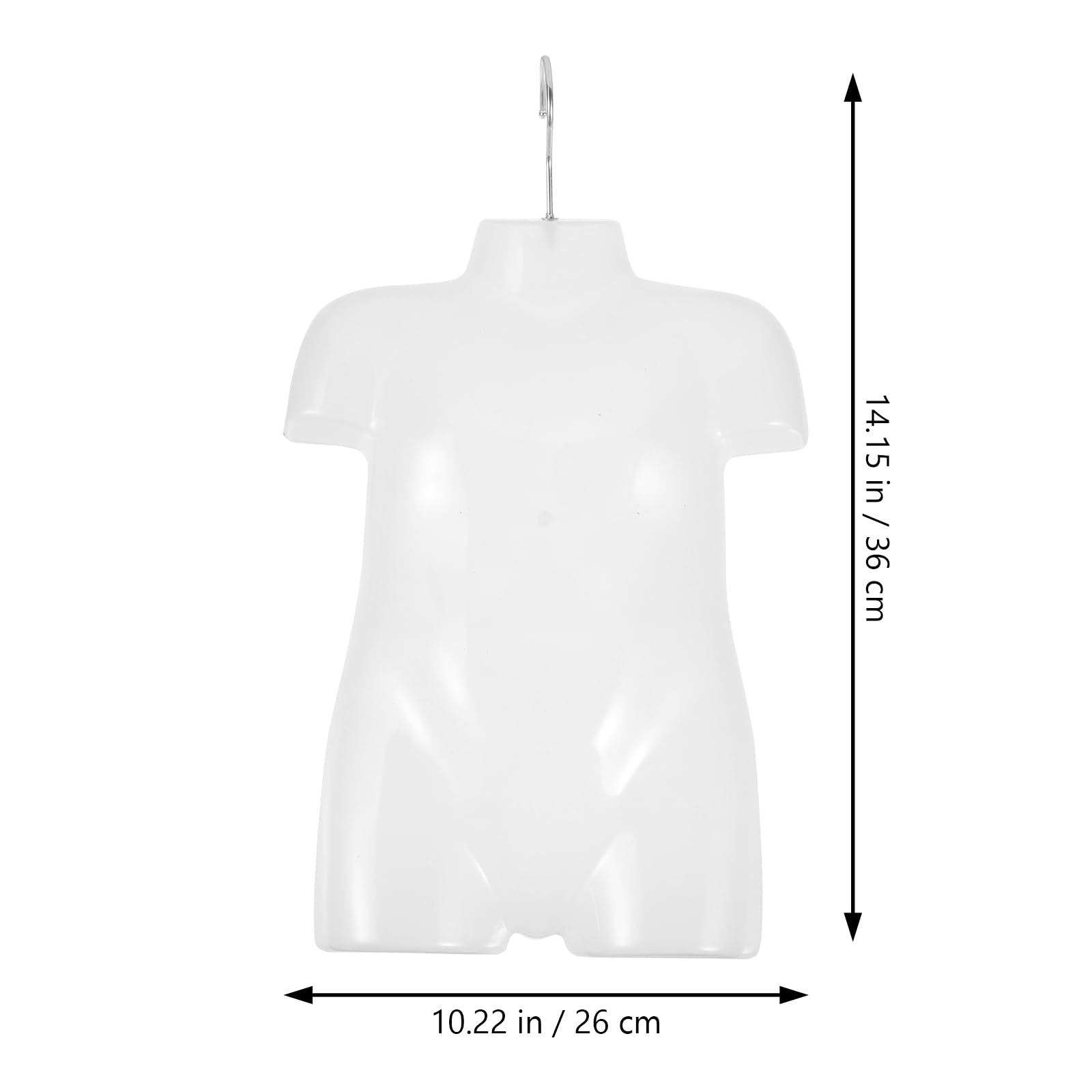 OSALADI 3pcs Kid Dress Form,Kid Dress Form Child Mannequin Body,White Plastic Fashion Form,Unisex Toddler Clothes Mannequins,Child Mannequin Torse for Clothes,Window Display