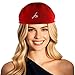 Coolmesh Vermilion Red Newsboy Cap for Men Women Reversible Bucket Hat, Brathable Sun Hat with Adjustable Strap, Trendy Streetwear Hip Hop Caps for Outdoor Fashion.