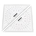 Chart Drawing Triangle Ruler Precise Scale Transparent 300mm Acrylic Easy to Use for Nautical Navigation and Technical Drafting
