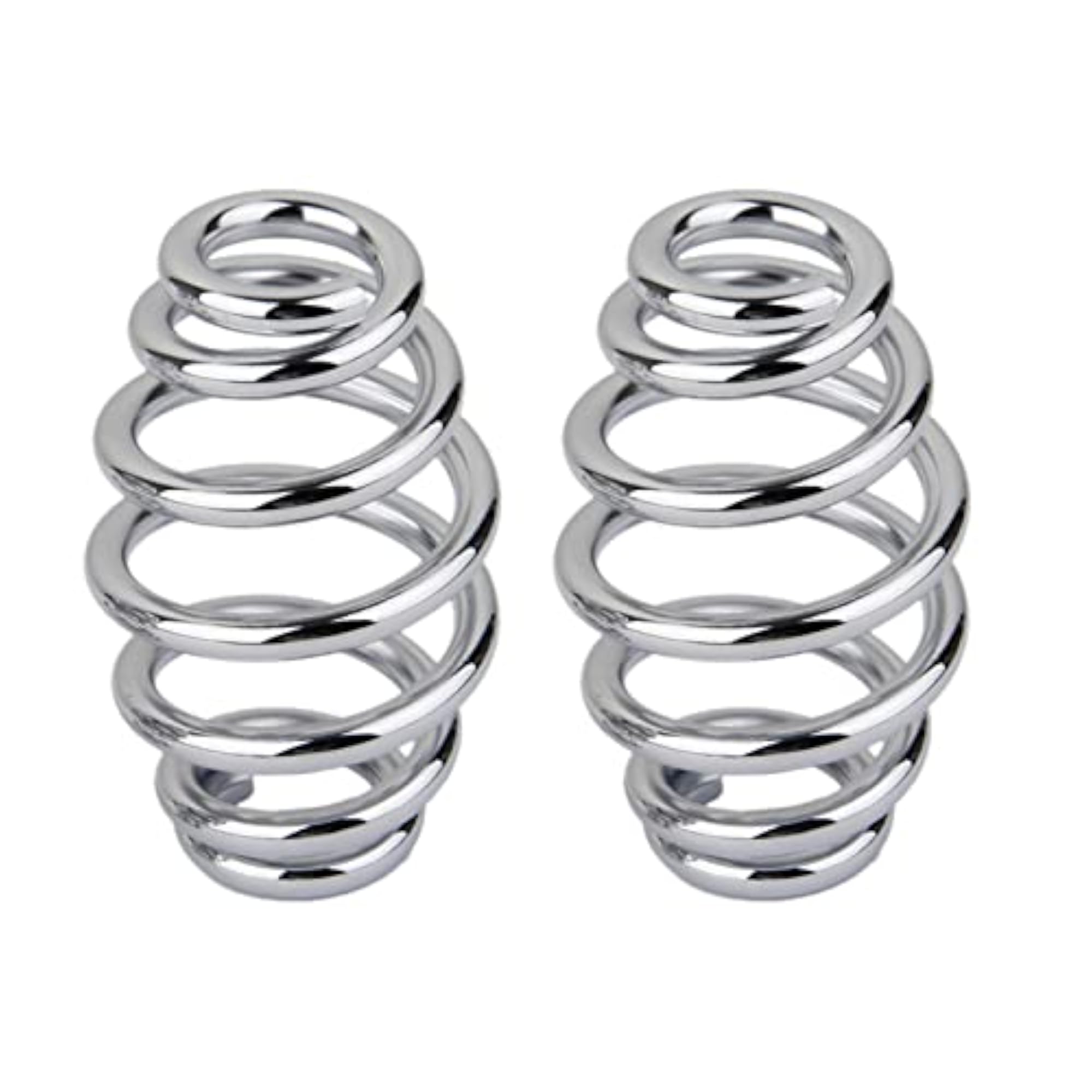 3 Chroe Coiled Solo Seat Springs for Harley Chopper Bobber Motorcycle
