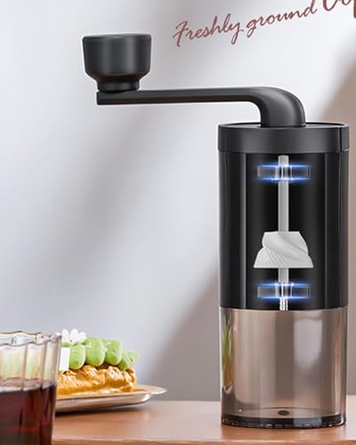 Image of Coffee Grinder Manual with Coffee Accessories Tool Set - Barista Coffee Machine Accessories for Home Kitchen - Coffee Tools for Pour Over, Espresso, French Press, Drip Coffee Maker