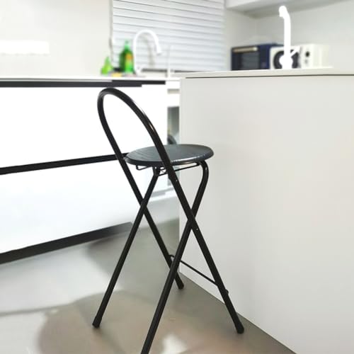 Tabouret de bar pliable : solution gain de place cuisine étroite - 3
