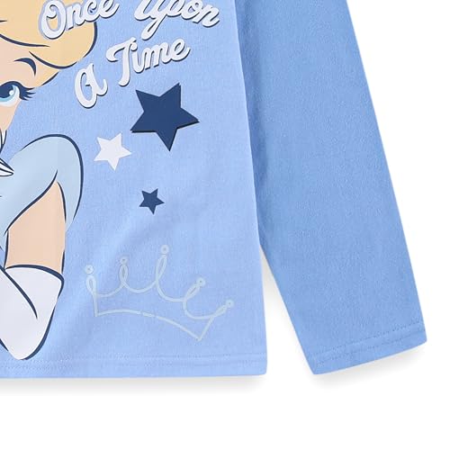 Image of Disney Lilo and Stitch Frozen Minnie Mouse Princess Girls Long Sleeve Shirt and Pants Set for Infant to Big Kids
