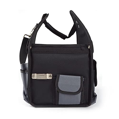 ZWEBY Tool Bag Toolkit Canvas Padded Toolkit Crossbody Handbag for Tradesman, Electrician