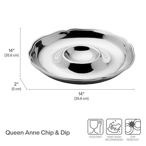 Wilton Armetale 5310051 Queen Anne Chip And Dip Serveware thumb #1