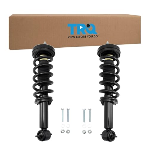 Image of TRQ 2pc Front Shock & Spring Assembly Set LH & RH Sides for Expedition Navigator
