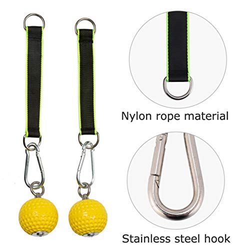 WINOMO Sistema de Polia de Academia, Treinamento de Força de Braço, Corda de Tríceps com Cabo de Car