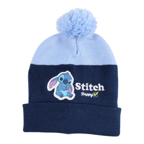 Disney Lilo & Stitch, Pack Bonnet + Gants + Écharpe, Enfant, Extensible (1 à 12 Ans), Doux, Mignon, Chaud, Chapeaux, Fille, Garçon, Modèle DIS LIS 5238D096 S1-TU – vue 2