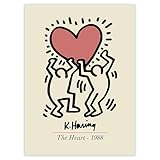 Atrippy Minimalist Large Posters Art Tapestry for Bedroom Aesthetic Cartoon Wall Tapestry Boho Funny Anime Wall Hanging for Dorm Living Room Decor (60''x79'')