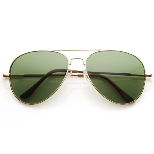 Classic Metal Aviator Sunglasses w/Spring Temples - 58mm Frame2