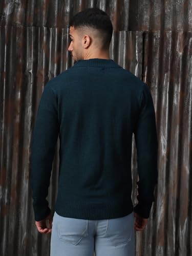 Image of High Star Men Acrylic Knitted Regular fit Highneck Full Sleeves Sweaters 28