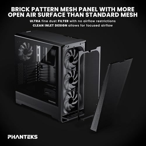 Image of PHANTEKS Eclipse G400A Tempered Glass ATX MID-Tower Computer CASE - Black