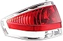 Evan-Fischer Tail Light Assembly Compatible with 2008 Ford Focus Coupe/Sedan Driver Side