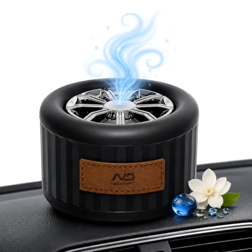 Image of NEODRIFT 'NeoWheel' (Set of 1) | New Car | Premium Dashboard Car Perfume Air Freshener (Long-Lasting Car Fragrance, Premium Stylish Accessory)