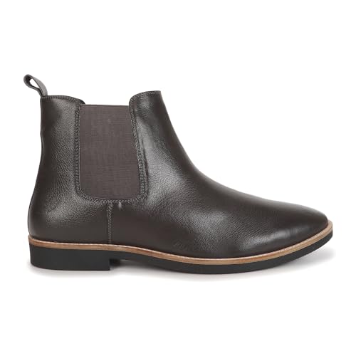 Image of YOHO Comfortable Boots For Men | Extra Cushioned Foot Bed And Skin Friendly Ankle Boot With Low Heels | PU Finish Material | Trendy, Stylish & Casual Boots | Winter, Snow & Holiday Outings