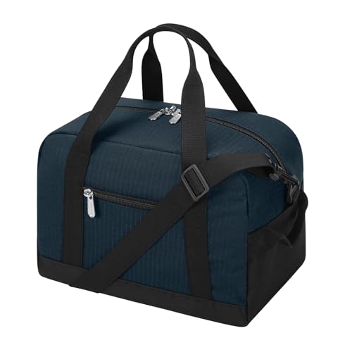 Small Gym Bag Carry On Bag - 12 in Mini Duffle Bag Lightweight for Overnight Travel（Navy Blue） 12inch Navy Blue