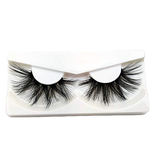 ARRIVEOK SKONHED 1 Pair Handmade 3D Faux Mink False Eyelashes Thick Long Lash Extension Beauty Wispies Fluffies Criss-cross(SD-4)