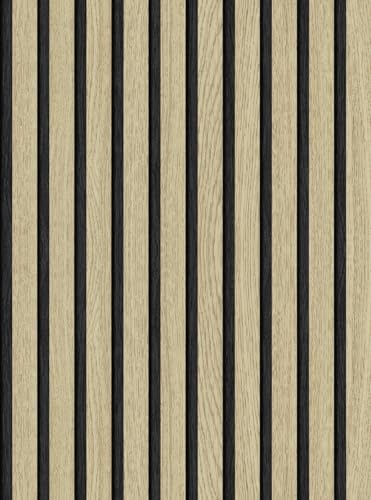 Papel pintado autoadhesivo de madera Belgravia, 44,5x1000CM efecto 3D, panel de patchwork con vetas de madera realistas, rollo de vinilo autoadhesivo de roble nogal