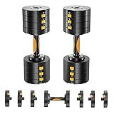 Single Dumbbell Maxing Out: Up for a Challenge? Puedes sacar una campana doble añadiendo las otras pesas. Una bola dumbbell se ajusta desde 2,5 kg a 12,5 kg. Multiple rango de peso adecuado para ti.