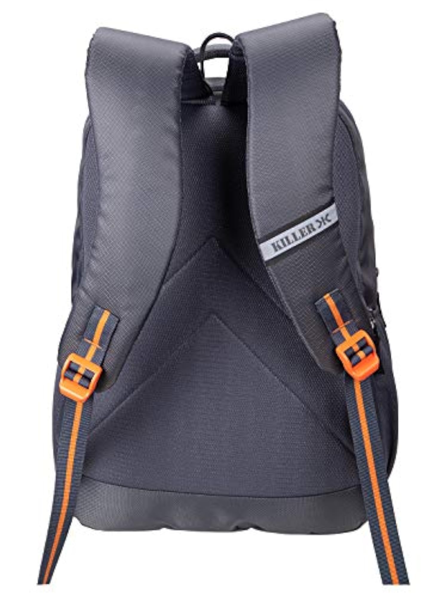 Glitters Polyester 37L Grey School Backpack Bag
