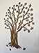 WOODTELLSTORY 'White Oak Tree' DIY Tree of Life Wall Art, Nature-Inspired Woodland-Themed Handmade Wall Decor For Homes & Offices, Real Wood Branches & Leaves Easy to Hang, 39