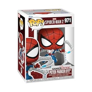 Funko POP! Games: Spider-Man 2- Peter Parker Suit – Spider-Man – Collectable Vinyl Figure – Gift Idea – Official Merchandise – for Kids & Adults – Video Games Fans – Model Figure for Collectors