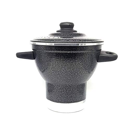 Cuscuzeiro Nordestino de Alumínio Craqueado n 18 Pronto Entrega