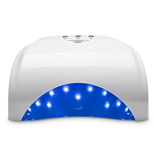 36w Uv Led Lamp Nail Gel Dryer - Perfect Summer White Nail Polish Dyer Lamp for Matte Top Coat, Colors Gel Nail Lacquers Polish, Top and Base Coats