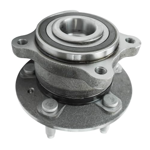 Image of TRQ Rear Driver and Passenger Side Wheel Bearing and Hub Assembly Set 2 Piece Compatible with 2011-2015 Chevrolet Cruze