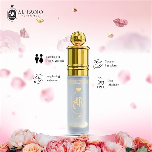 Image of Gulab Attar, Floral & Musky Fragrance Unisex Non-Alcoholic Long Lasting Attar for Men & Women - 6Ml
